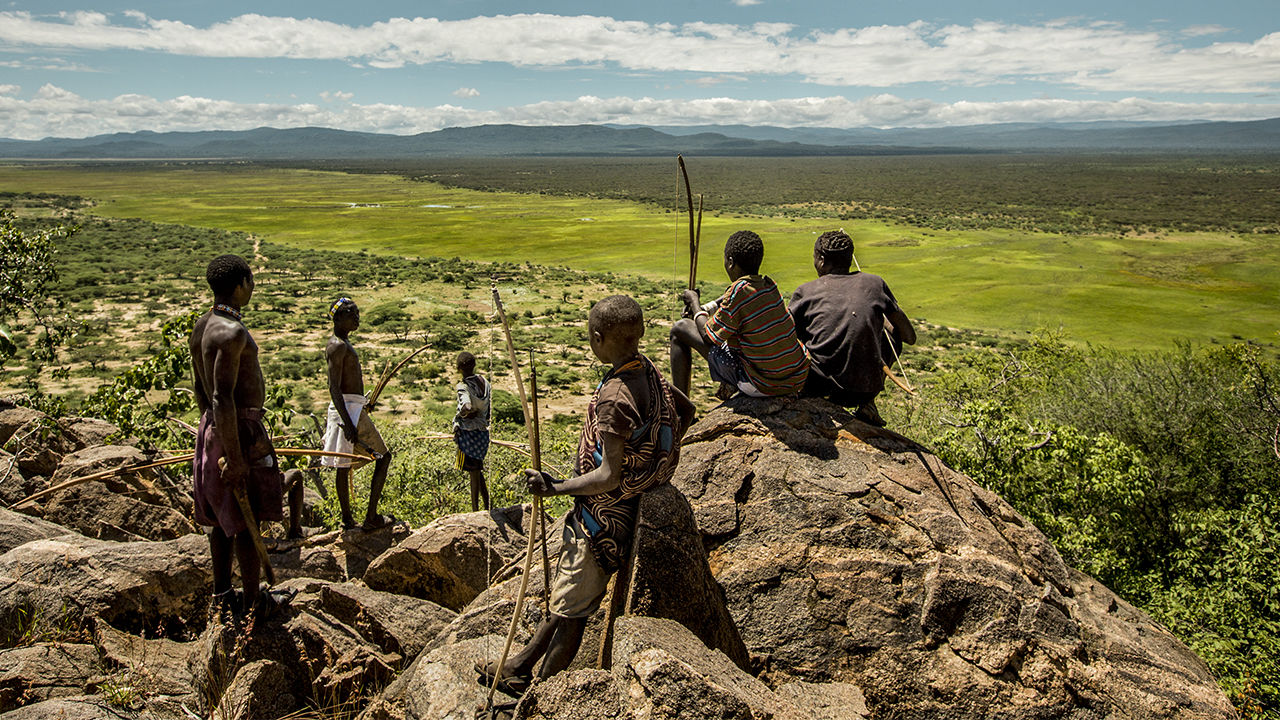 The evolution of Diet.The lifestyle and food habits of the Hadza people, the world's last full-time hunter-gatherer community, living in temporary camps around the Yaeda valley, in Tanzania. The main activities of the community include hunting for wildli